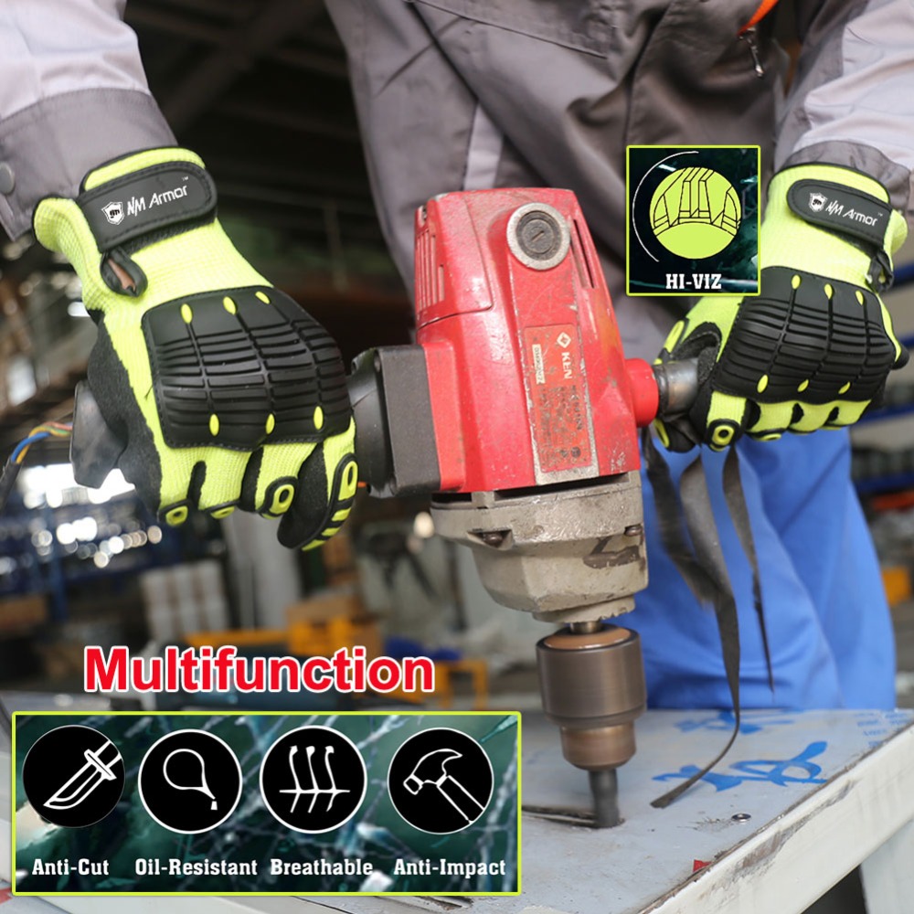 NMSafety High Quality Gloves S - Work Glove Impact avaliação e preço