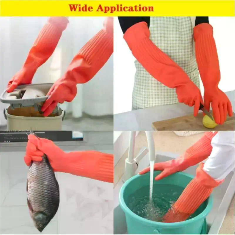Long Reusable Rubber Dishwashi - Dish Glove Rubber avaliação e preço