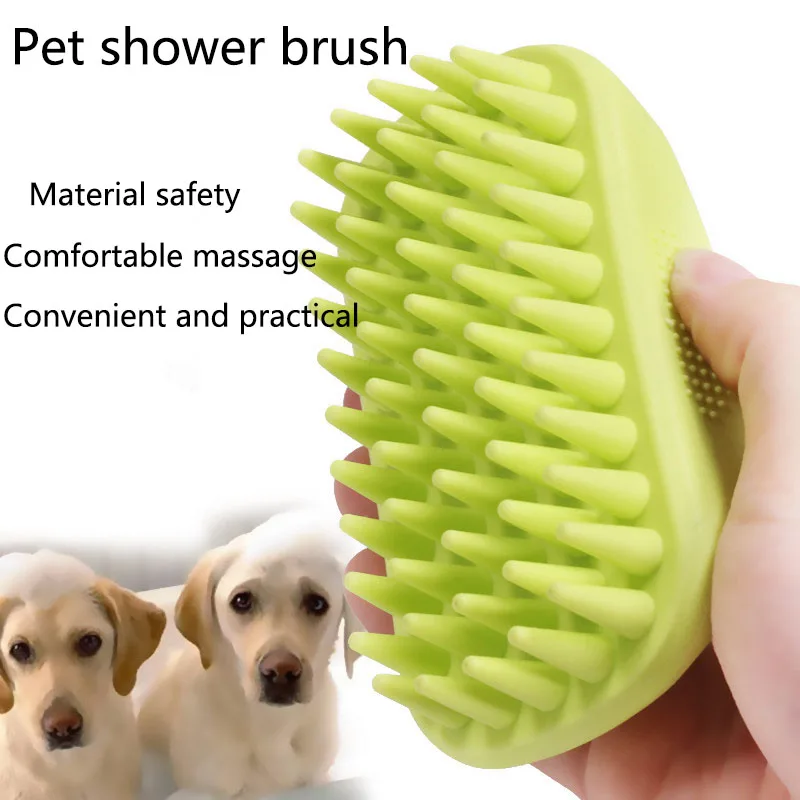 Pet Bath Brush Rubber Comb Hai - Rubber Glove Cleaning avaliação e preço