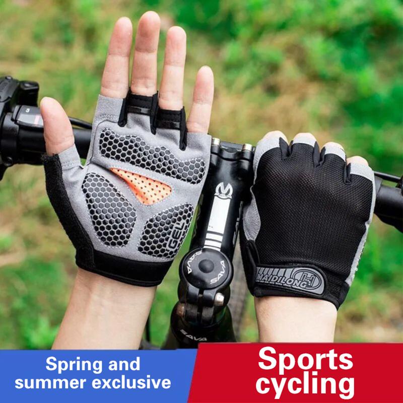 Half Finger Cycling Gloves Men - Cycling Glove Padded avaliação e preço