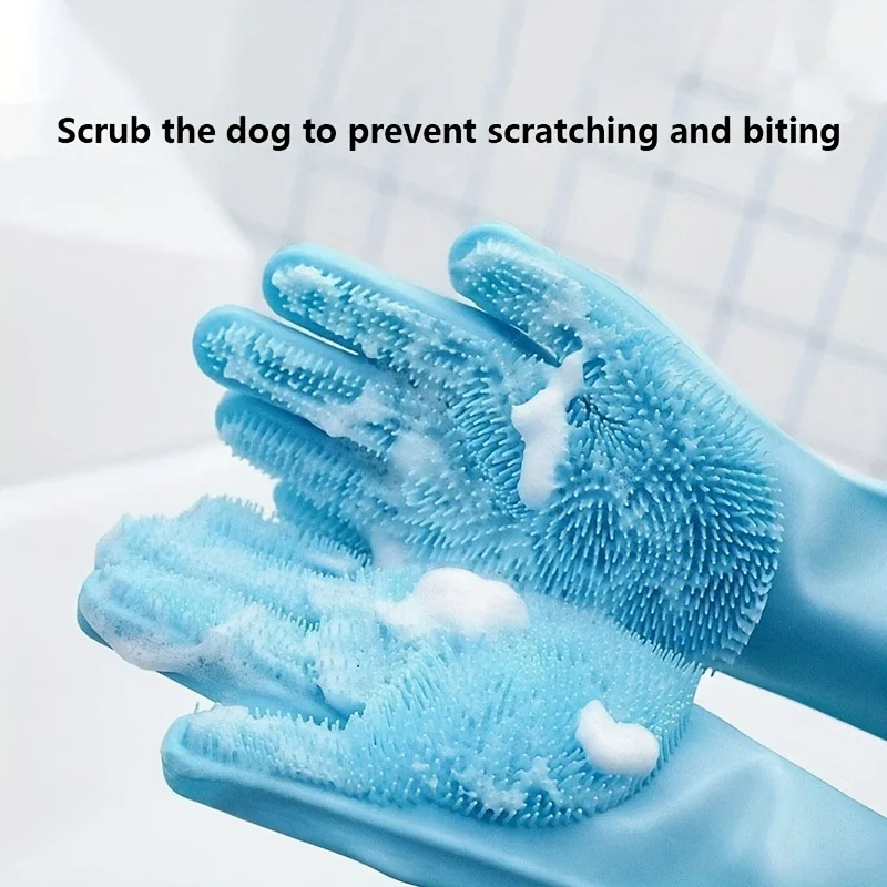 Pet Grooming Cleaning Gloves D - Rubber Glove Cleaning avaliação e preço