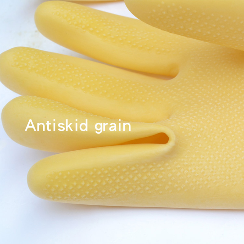 Long Rubber Thick Latex Cleani - Dish Glove Rubber avaliação e preço