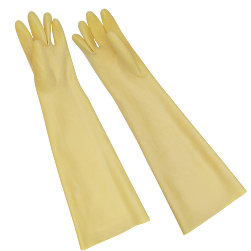 Long Rubber Thick Latex Cleani - Dish Glove Rubber avaliação e preço
