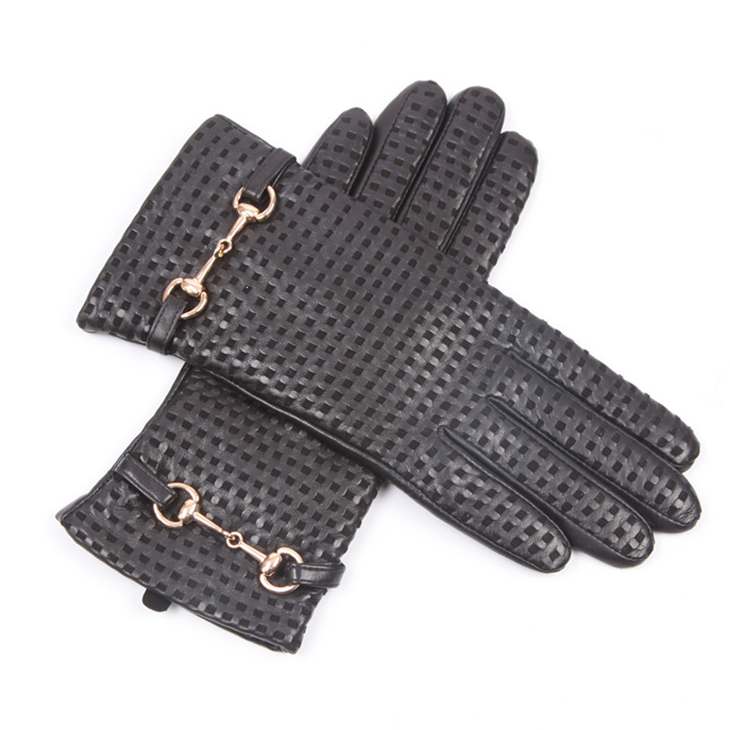 Real Leather Gloves Female The - Wool Glove Lined avaliação e preço