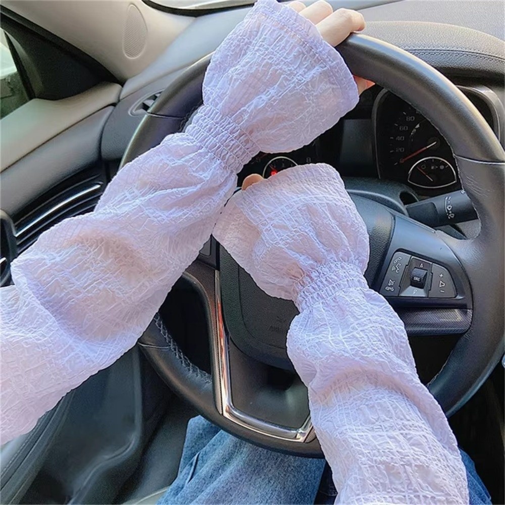 Summer Outdoor Lace Mesh Sun P - Fingerless Glove Knit avaliação e preço