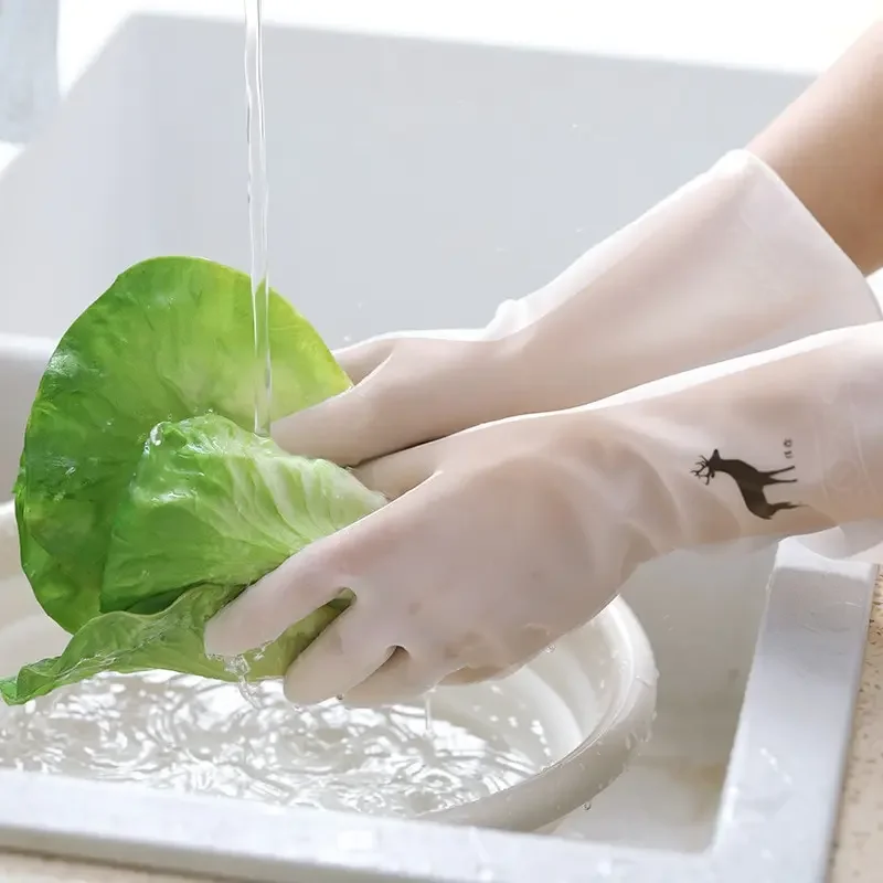 Waterproof Rubber Latex Dish W - Dish Glove Rubber avaliação e preço