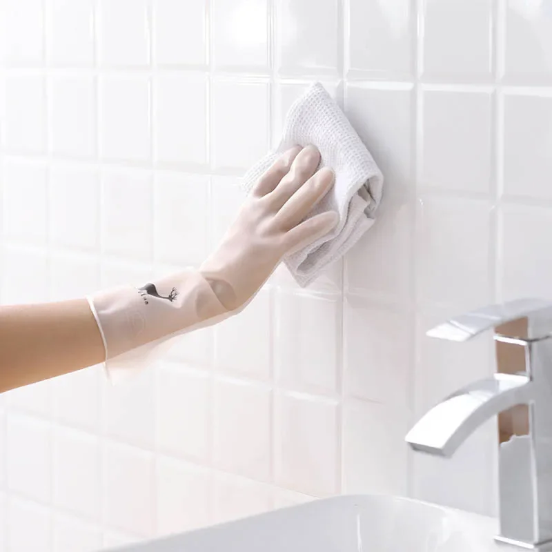 Waterproof Rubber Latex Dish W - Dish Glove Rubber avaliação e preço