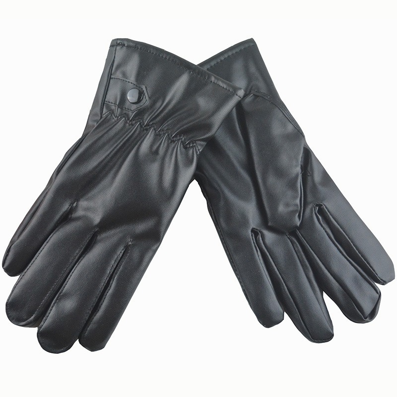 Winter Fashion Black PU Leathe - Leather Driving Glove avaliação e preço