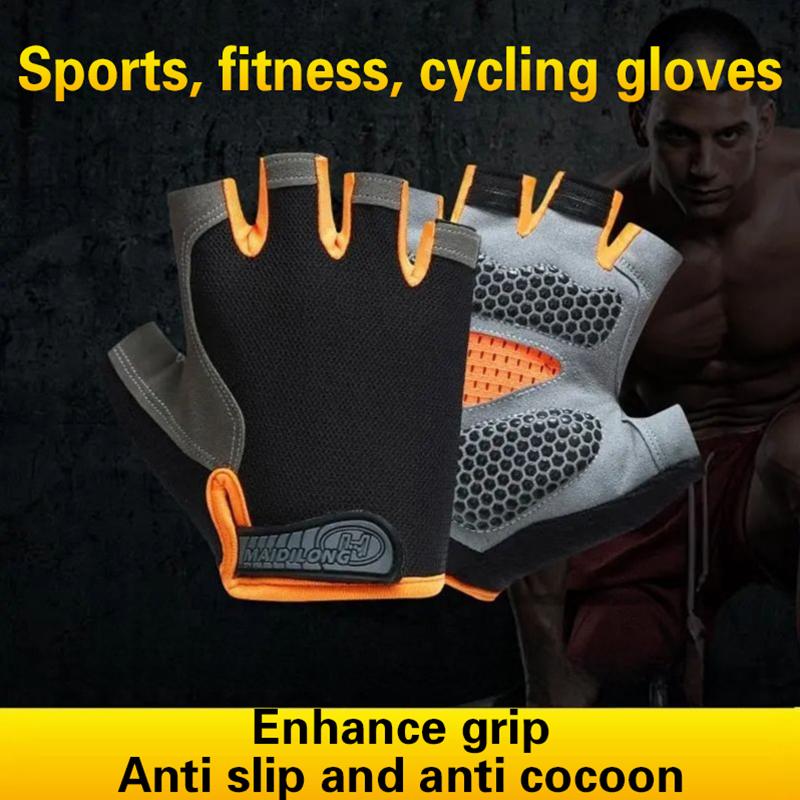 Half Finger Cycling Gloves Men - Cycling Glove Padded avaliação e preço