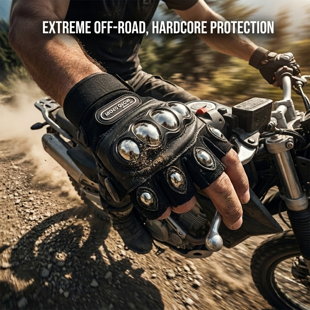 Steel Shell Knuckle Protection - Motorcycle Glove Knuckle avaliação e preço