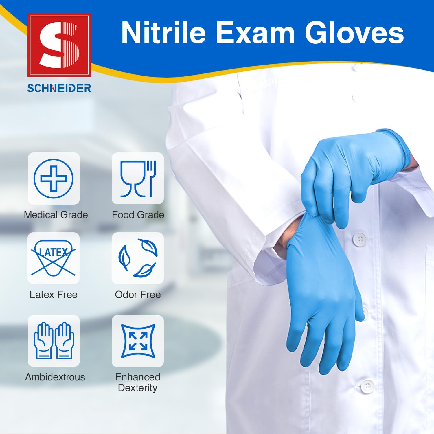 Nitrile Exam Gloves, Medical G - Exam Glove Nitrile avaliação e preço