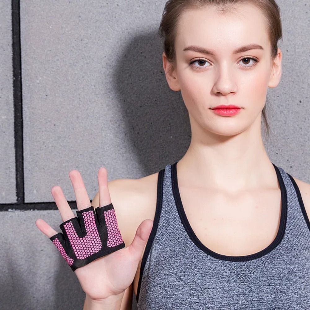1 pair Breathable Gym Half Fin - Workout Glove Gym avaliação e preço