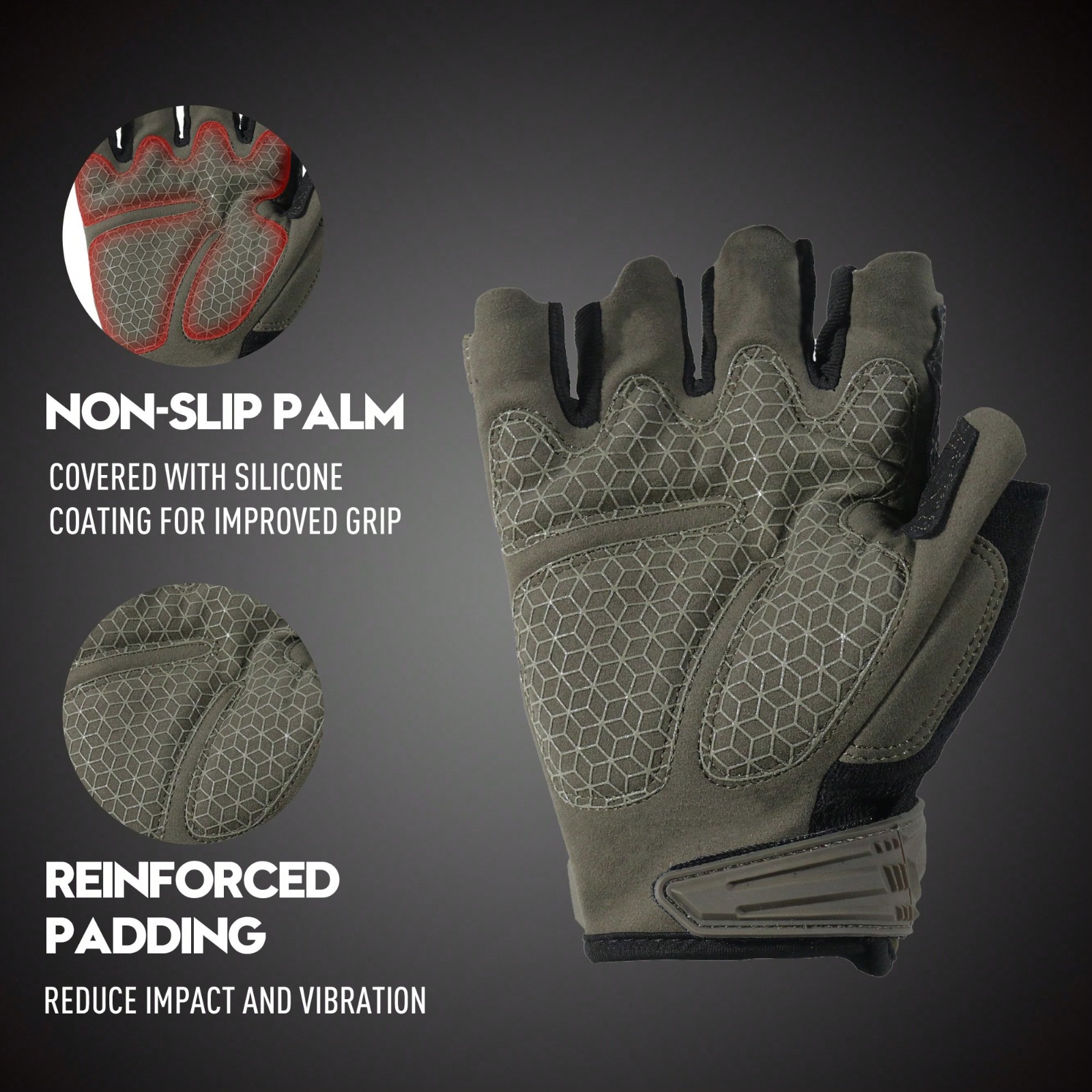 Tactical Fingerless Impact Glo - Work Glove Impact avaliação e preço
