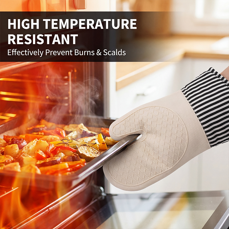 Anti-scald Silicone Gloves Hea - Oven Mitt Silicone avaliação e preço