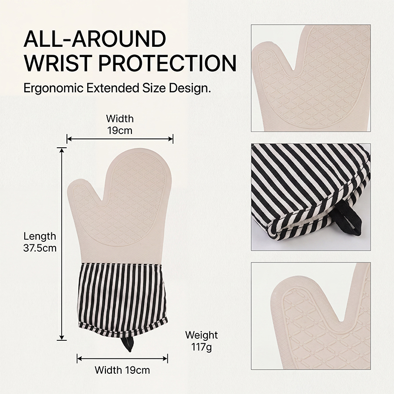 Anti-scald Silicone Gloves Hea - Oven Mitt Silicone avaliação e preço