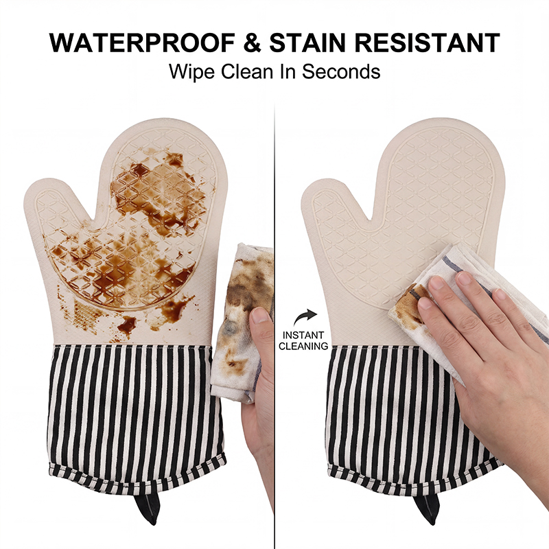 Anti-scald Silicone Gloves Hea - Oven Mitt Silicone avaliação e preço