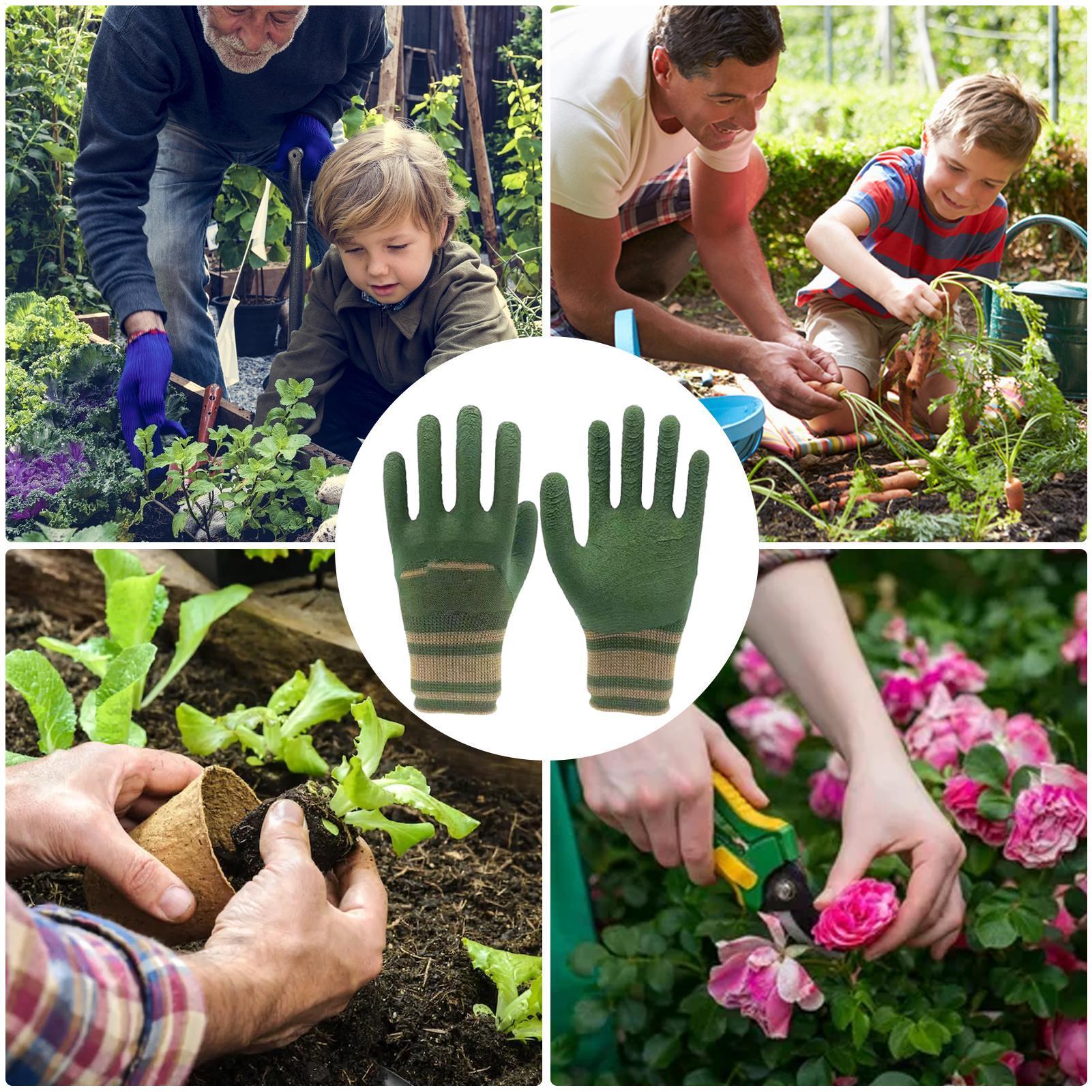 1Pair of Gardening Gloves Rubb - Gardening Glove Waterproof avaliação e preço