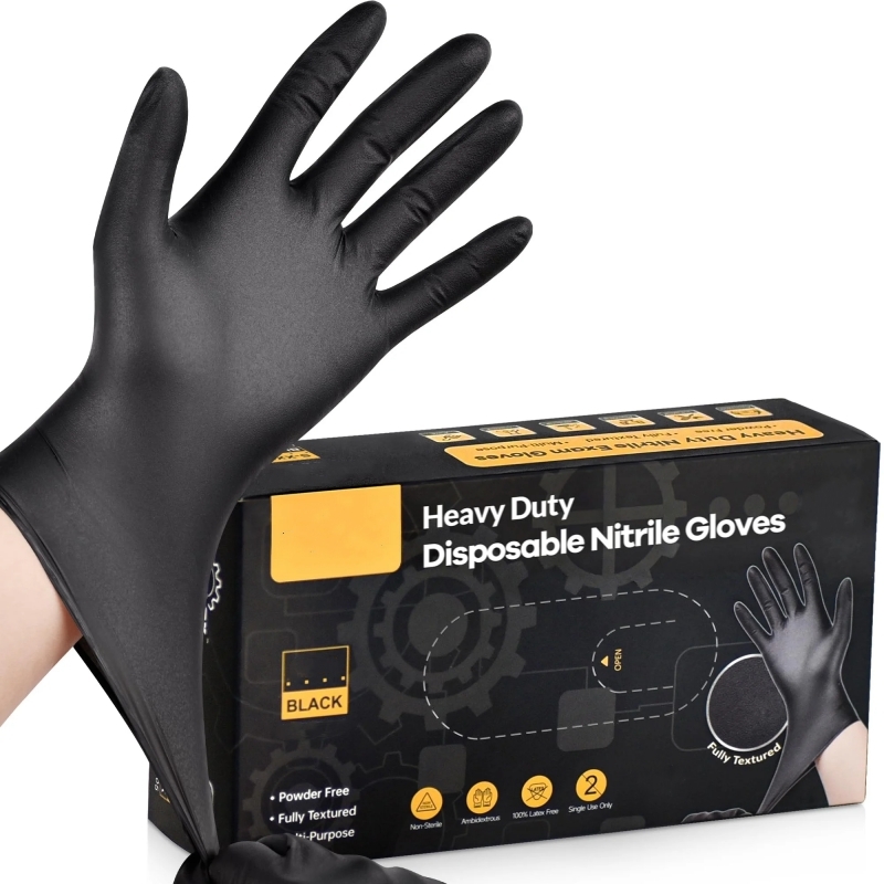 20PCS Black Disposable Nitrile - Nitrile Mechanic Glove avaliação e preço