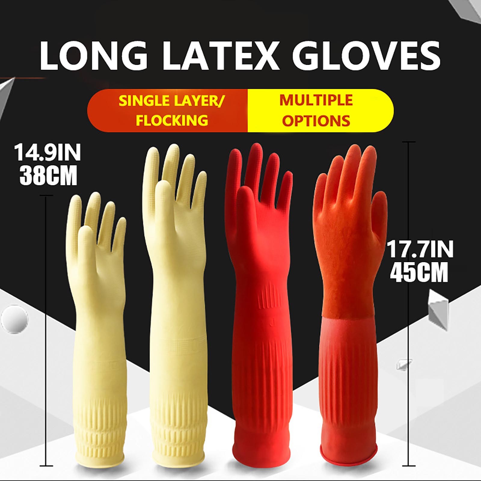 1pair Flexible Comfortable Rub - Dish Glove Rubber avaliação e preço