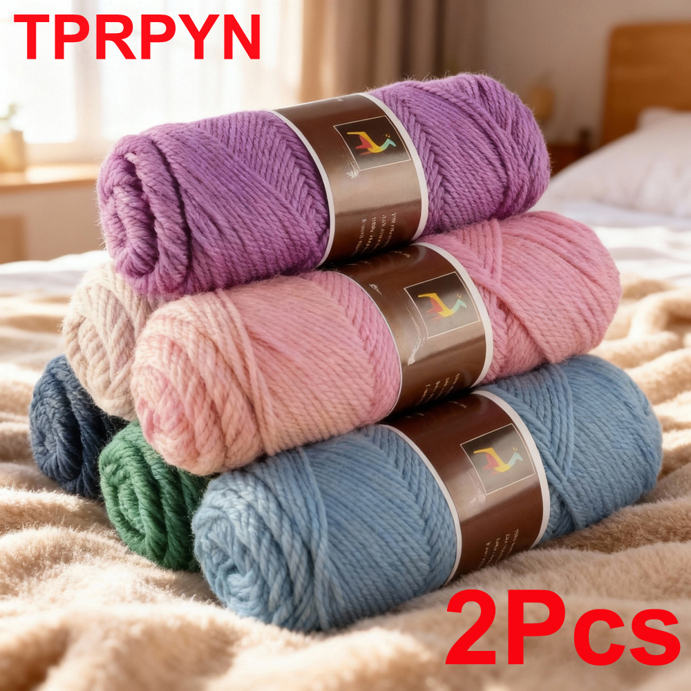 2Pcs total 200g Hand knitting  - Wool Glove Lined avaliação e preço