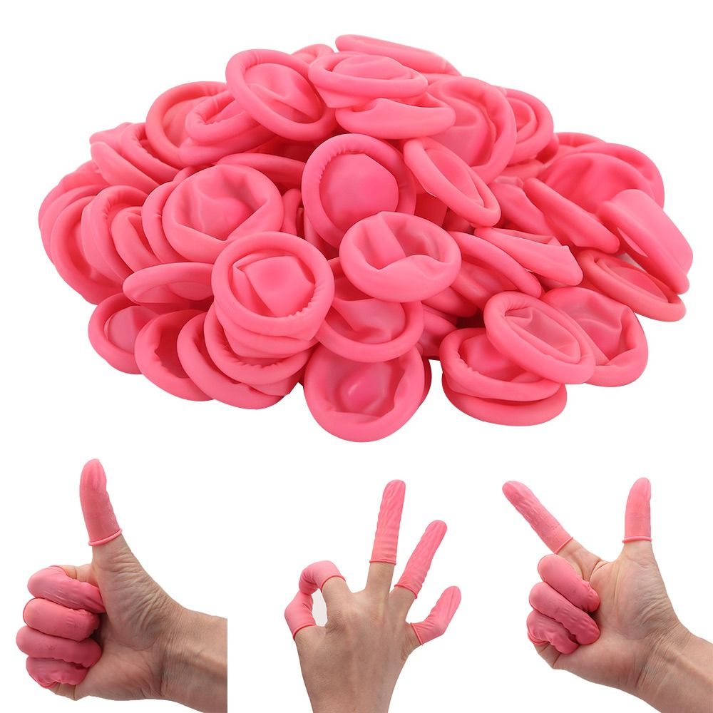 100PCS Disposable Finger Cover - Latex Disposable Glove avaliação e preço