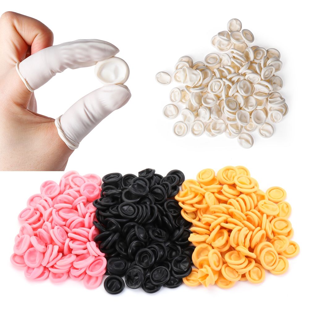100PCS Disposable Finger Cover - Latex Disposable Glove avaliação e preço