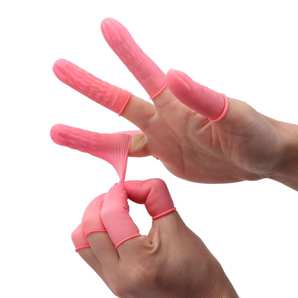 100PCS Disposable Finger Cover - Latex Disposable Glove avaliação e preço