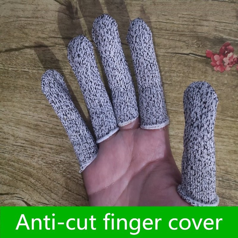 5pcs!  Anti-cut Finger Cots Le - Cut Resistant Glove avaliação e preço