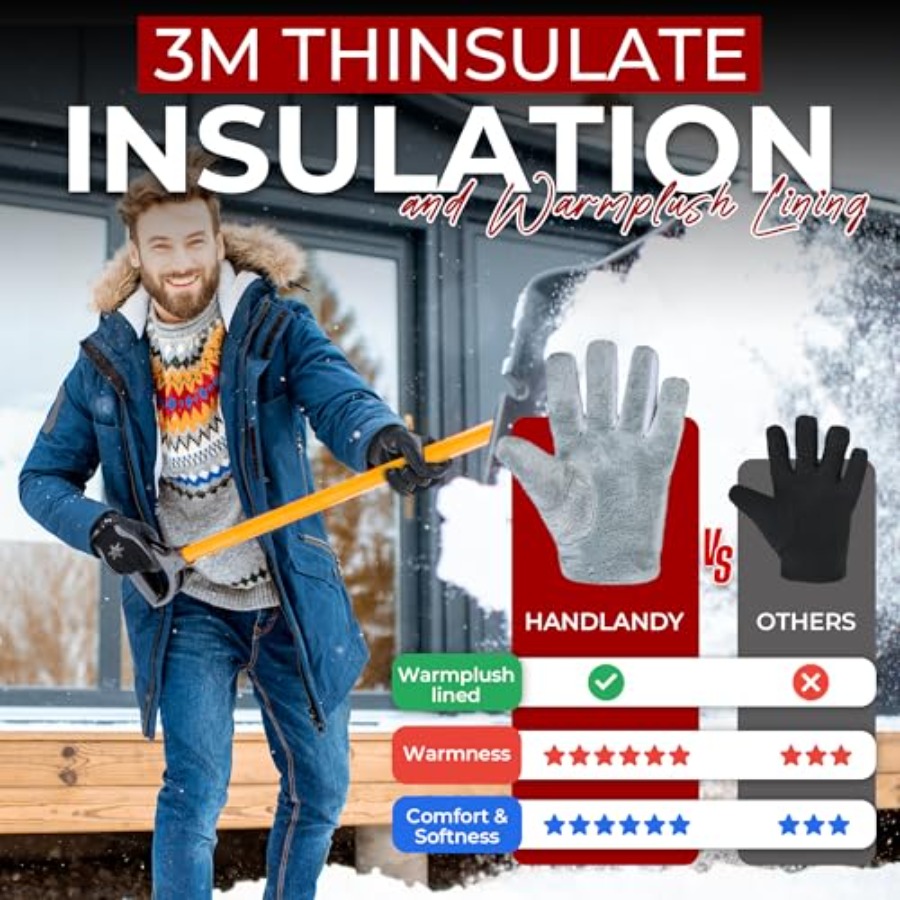 Winter Work Gloves for Men Wom - Winter Glove Insulated avaliação e preço