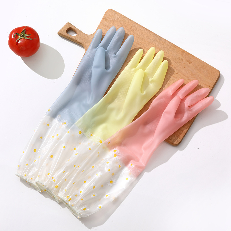 Women Waterproof Rubber Gloves - Rubber Glove Cleaning avaliação e preço