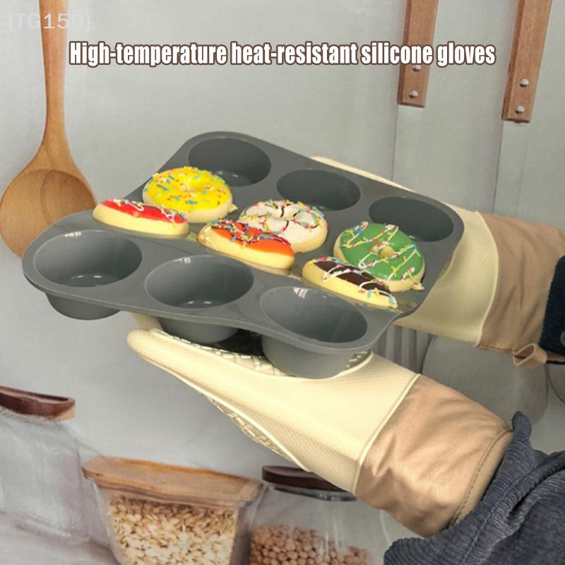 【TG150】Silicone Heat-insulatin - Oven Mitt Silicone avaliação e preço