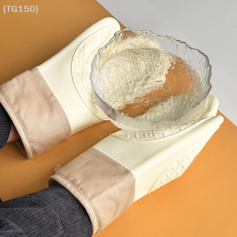 【TG150】Silicone Heat-insulatin - Oven Mitt Silicone avaliação e preço