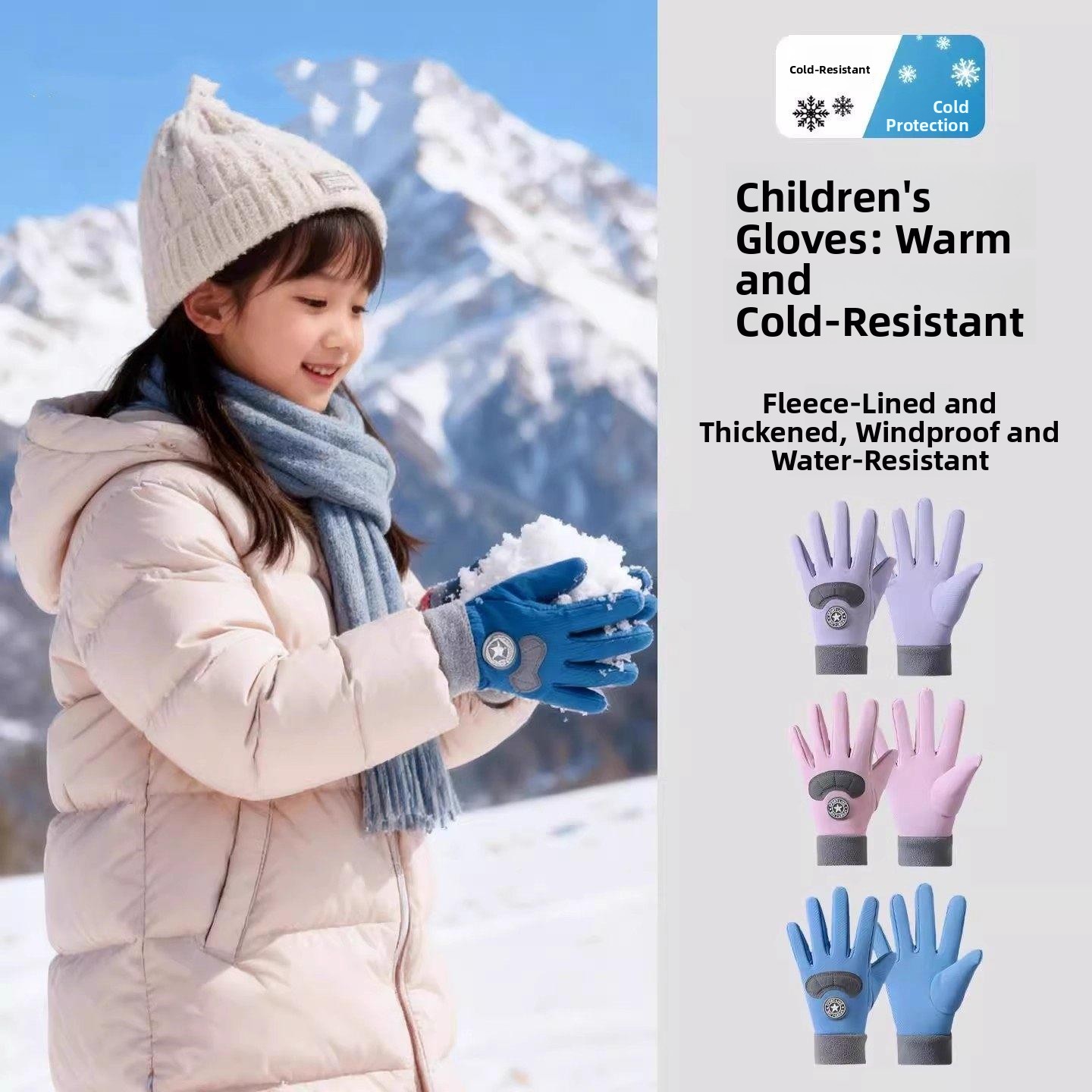 Children's Ski Gloves Winter W - Winter Glove Insulated avaliação e preço