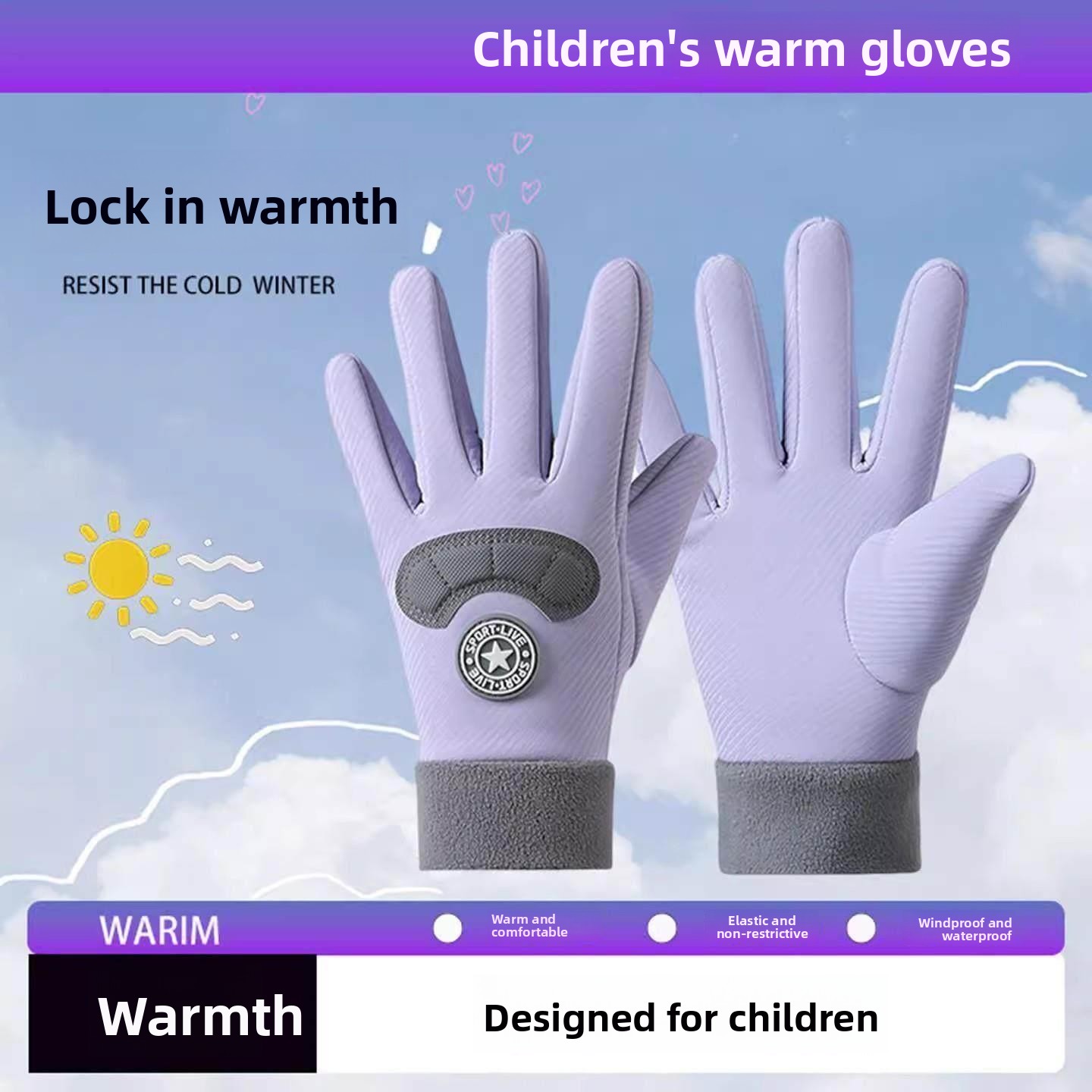Children's Ski Gloves Winter W - Winter Glove Insulated avaliação e preço