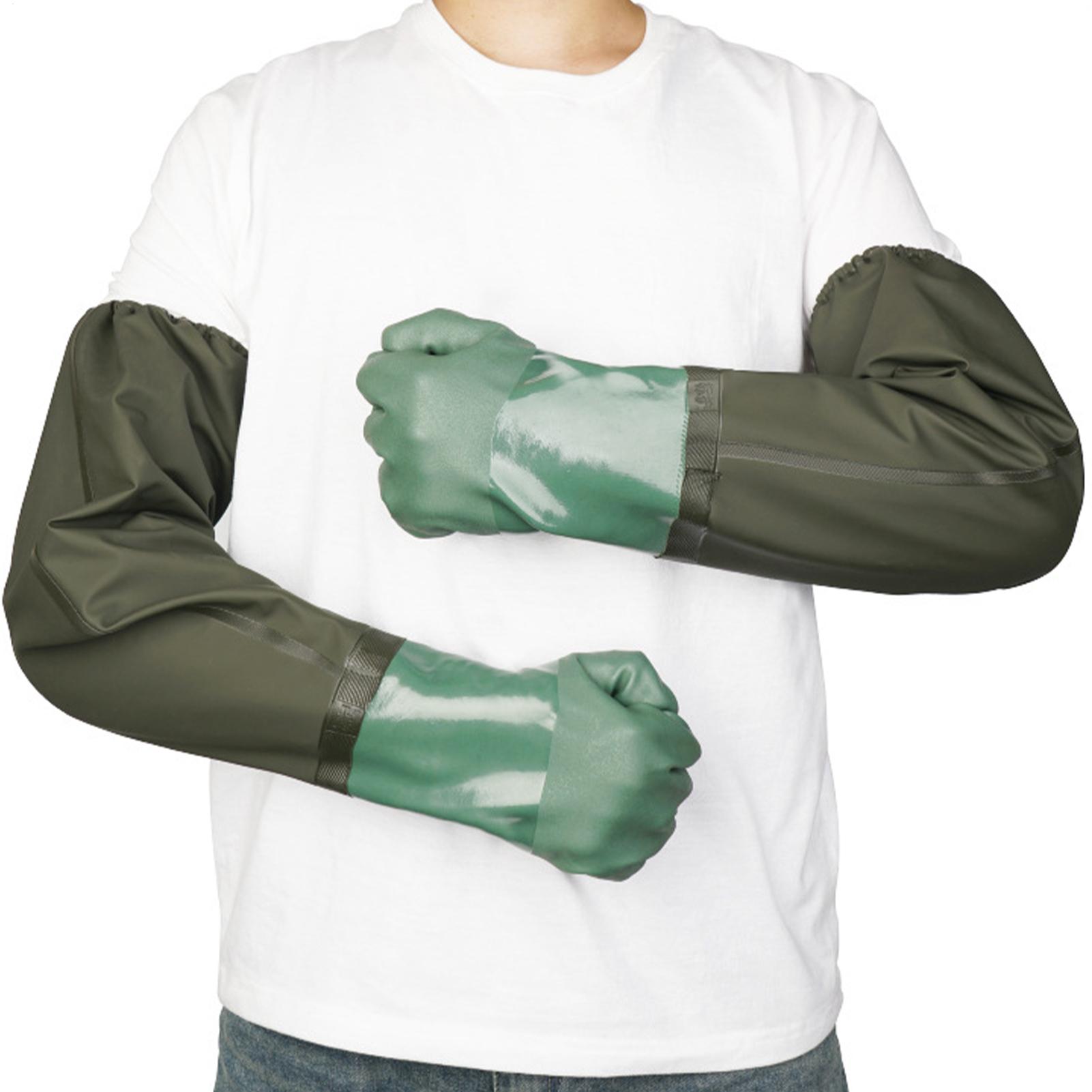 Waterproof Rubber Gloves Long  - Rubber Glove Cleaning avaliação e preço