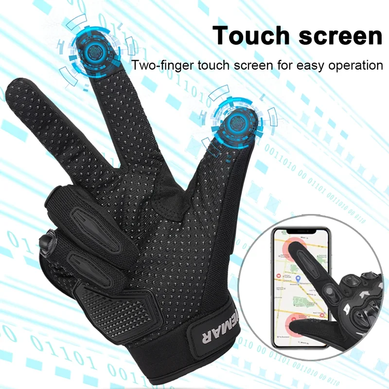 Touch Full-Finger Motorcycle R - Motorcycle Glove Knuckle avaliação e preço