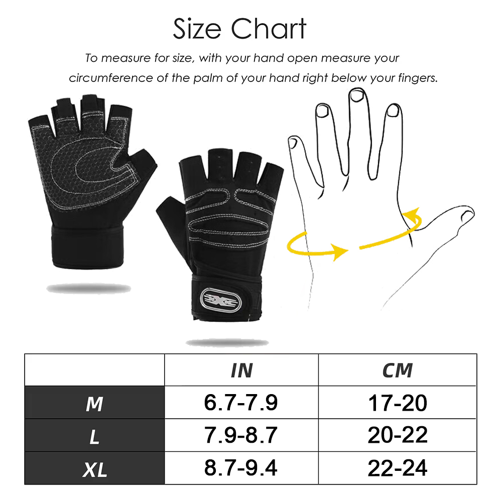 Gym Gloves Fitness Weight Lift - Workout Glove Gym avaliação e preço