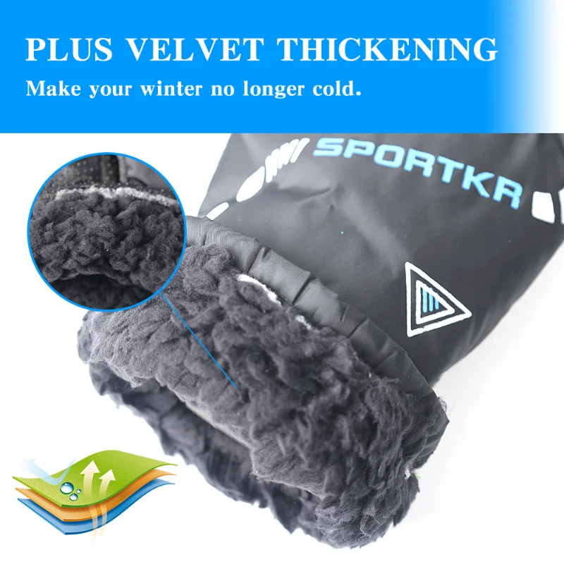 Motorcycle Cycling Gloves Warm - Gardening Glove Waterproof avaliação e preço
