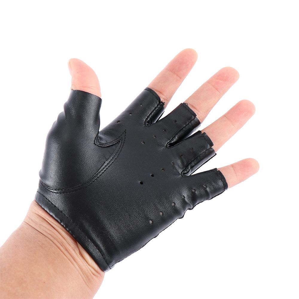 Fashion Fingerless Gloves Hot  - Leather Driving Glove avaliação e preço