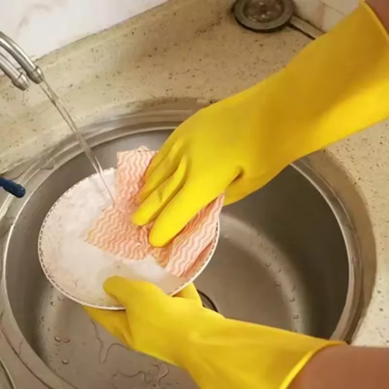 1-10PCS Housework Gloves House - Dish Glove Rubber avaliação e preço