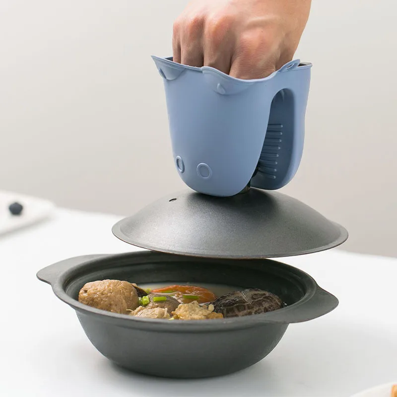Thickened High-Temperature Res - Oven Mitt Silicone avaliação e preço