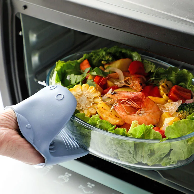 Thickened High-Temperature Res - Oven Mitt Silicone avaliação e preço