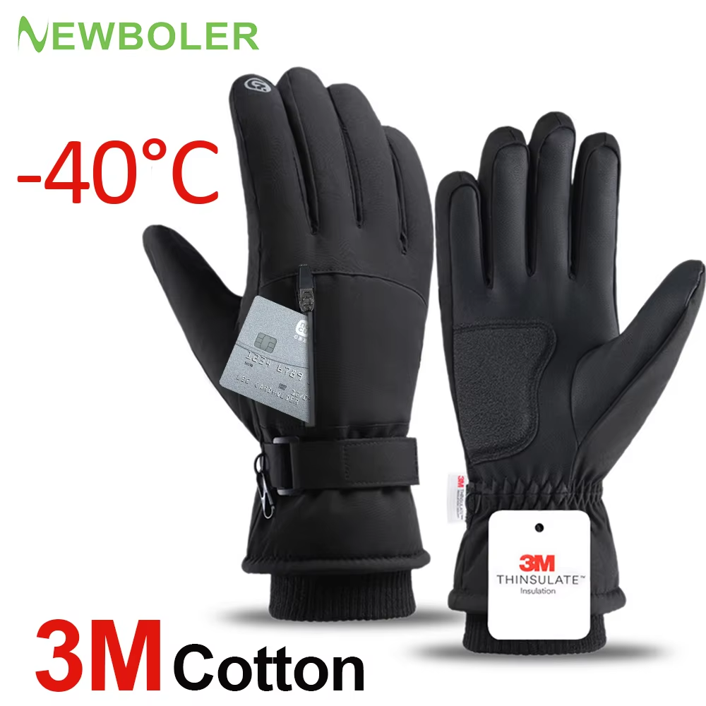 Men Winter Waterproof Cycling  - Ski Glove Waterproof avaliação e preço