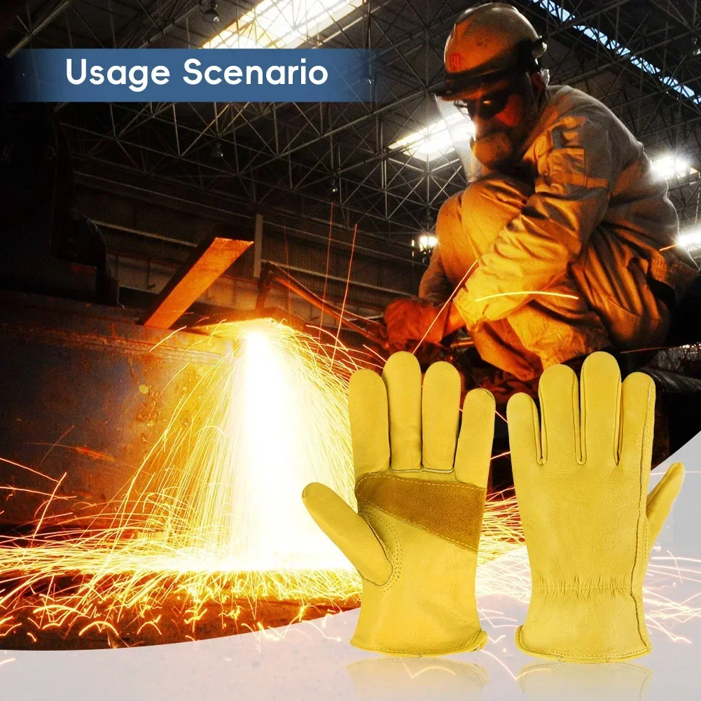 Leather Work Safe Gloves for G - Leather Driving Glove avaliação e preço
