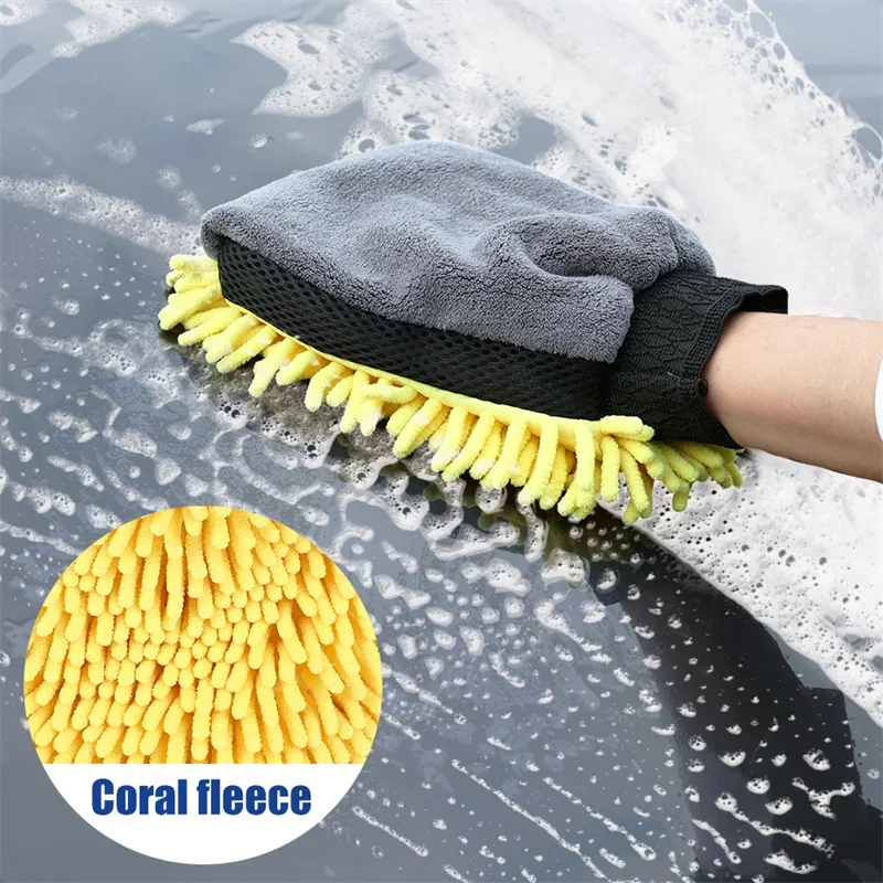 1/5pcs Car Washing Gloves Wate - Gardening Glove Waterproof avaliação e preço