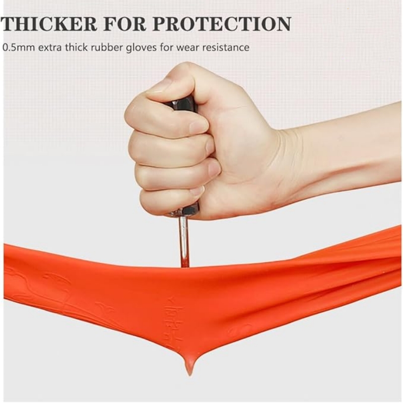 45CM Extra-Long Rubber Cleanin - Dish Glove Rubber avaliação e preço