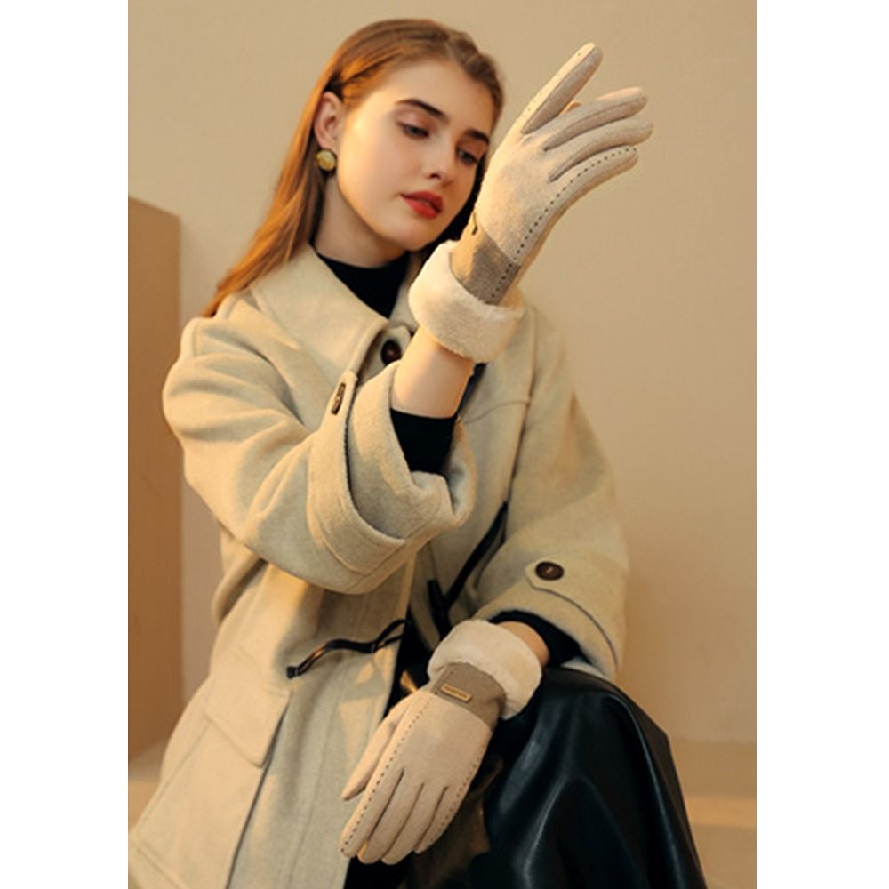 Soft Winter Thermal Gloves Thi - Wool Glove Lined avaliação e preço
