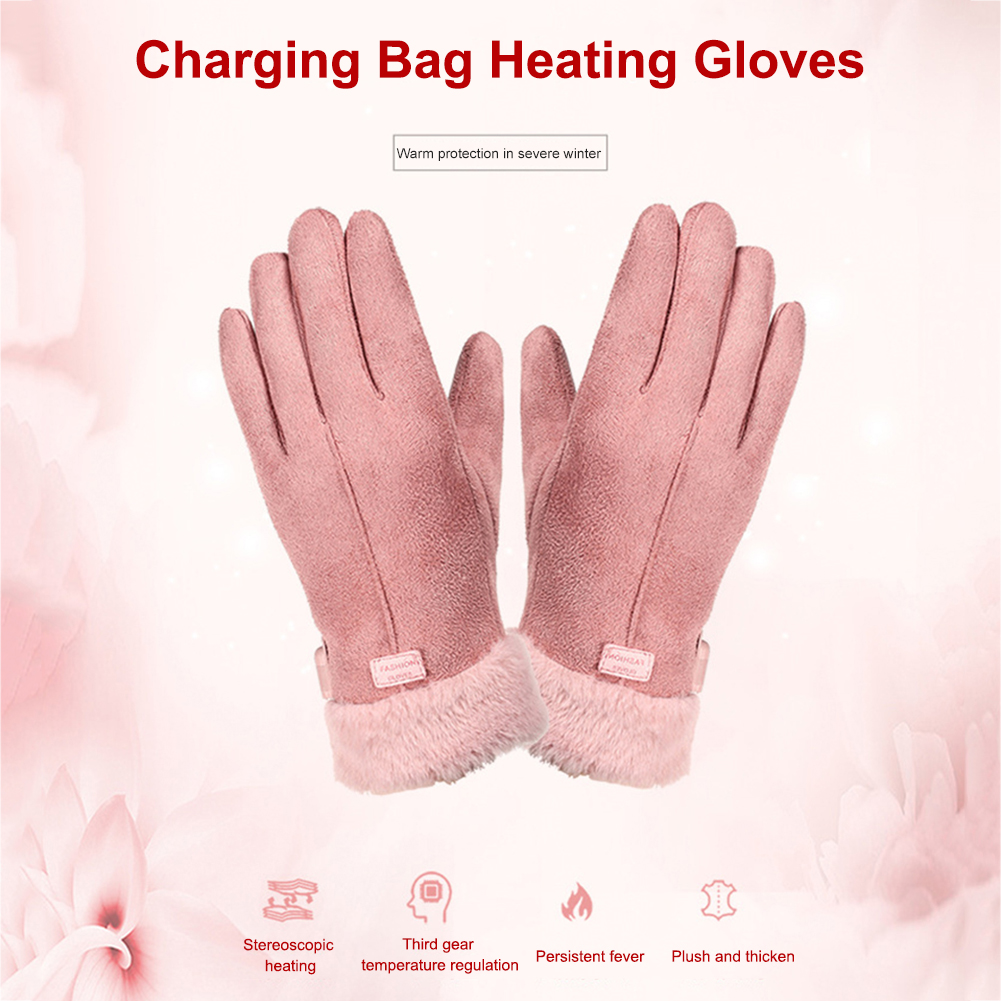 USB Electric Heated Gloves Out - Ski Glove Waterproof avaliação e preço