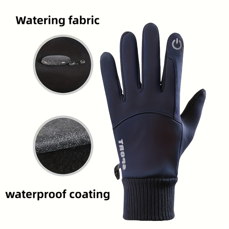 Winter Cycling Gloves Windproo - Ski Glove Waterproof avaliação e preço