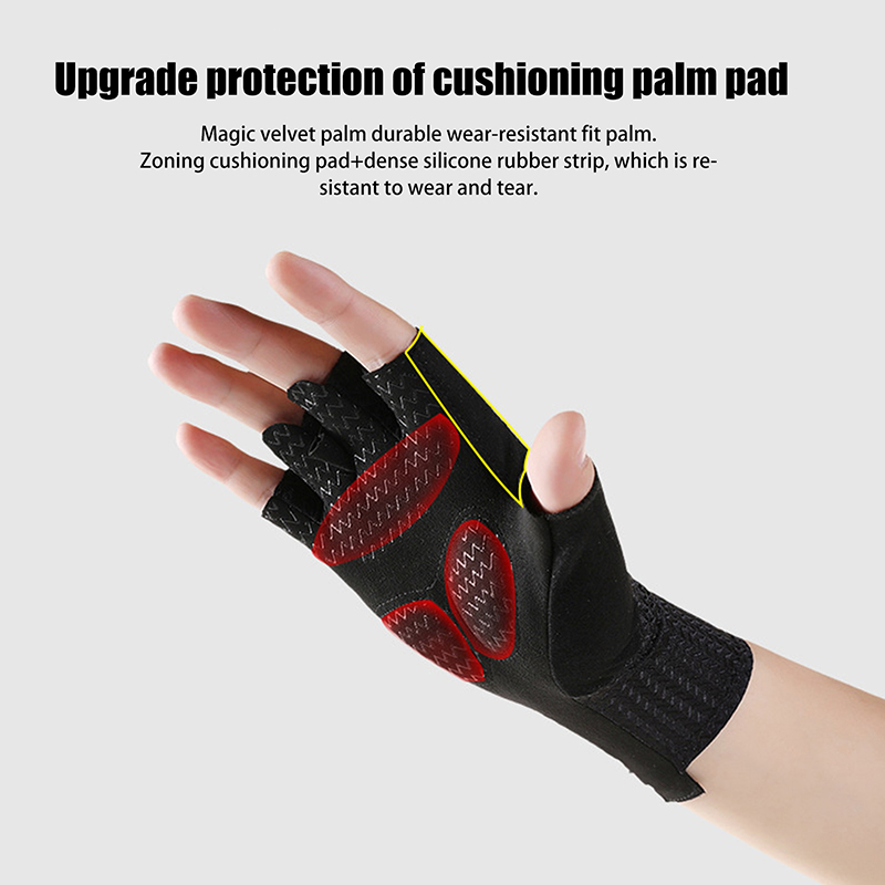 Summer Breathable Half Finger  - Cycling Glove Padded avaliação e preço